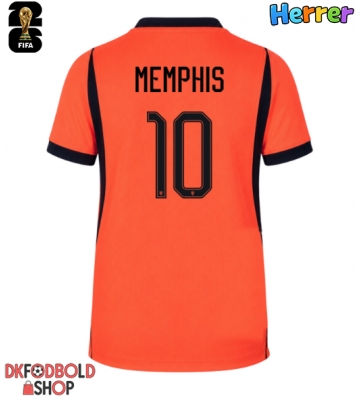 Holland Memphis Depay #10 Hjemmebanetrøje VM 2026 Kort ærmer